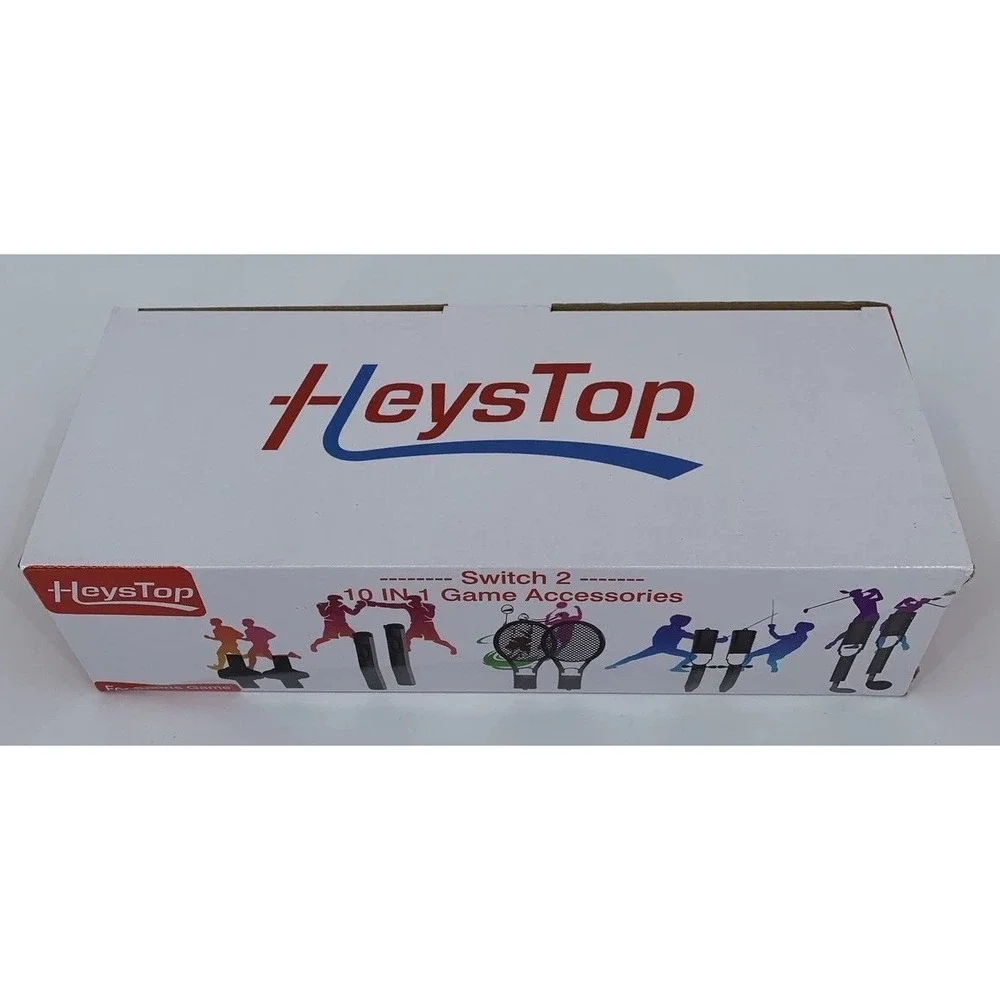 Nintendo Switch HeysTop Switch 2 10 In 1 Sports Game Accessories Set Open Box